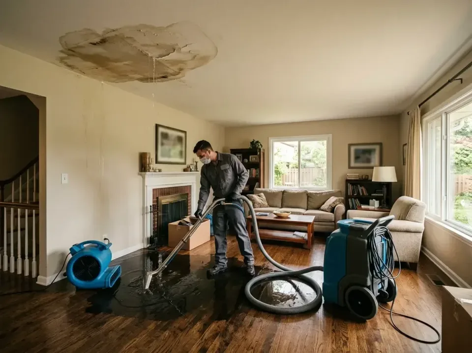 attic-pipe-burst-ceiling-drip-008 — frequently asked questions, Water Damage Restoration & Carpet Care in Beverly, MA